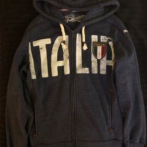 Puma Hoodie Navy Meduim